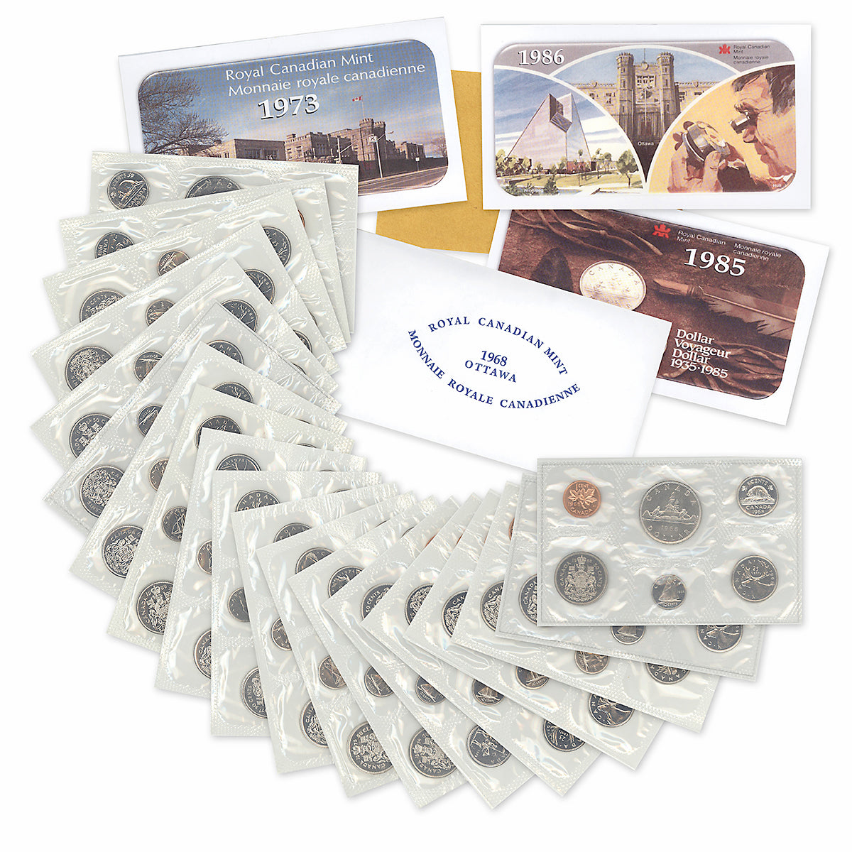 1968 - 1986 Proof-Like Uncirculated Set Bundle