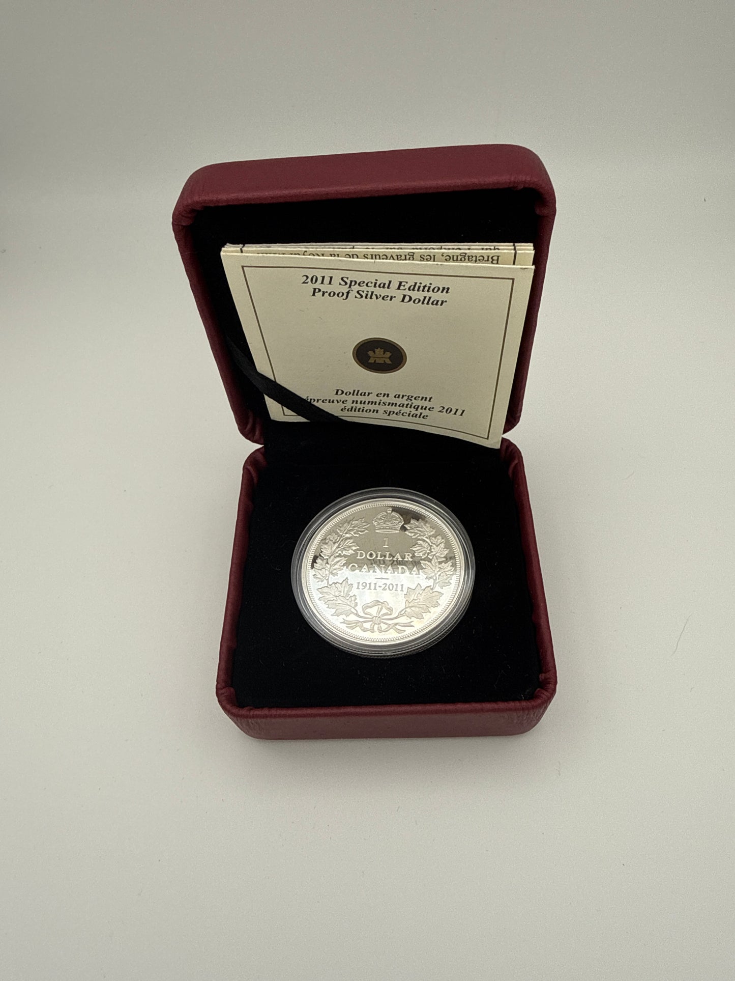 2011 $1 The 1911 Silver Dollar, 100th Anniversary - Special Edition Silver Dollar Proof