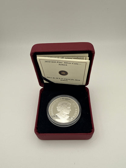 2010 $4 Fine Silver Coin - Great Canadian Locomotives - Selkirk Locomotive