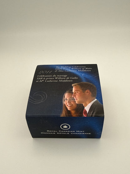 2011 Canada $20 – H.R.H. Prince William of Wales & Miss Catherine Middleton Proof Silver Coin
