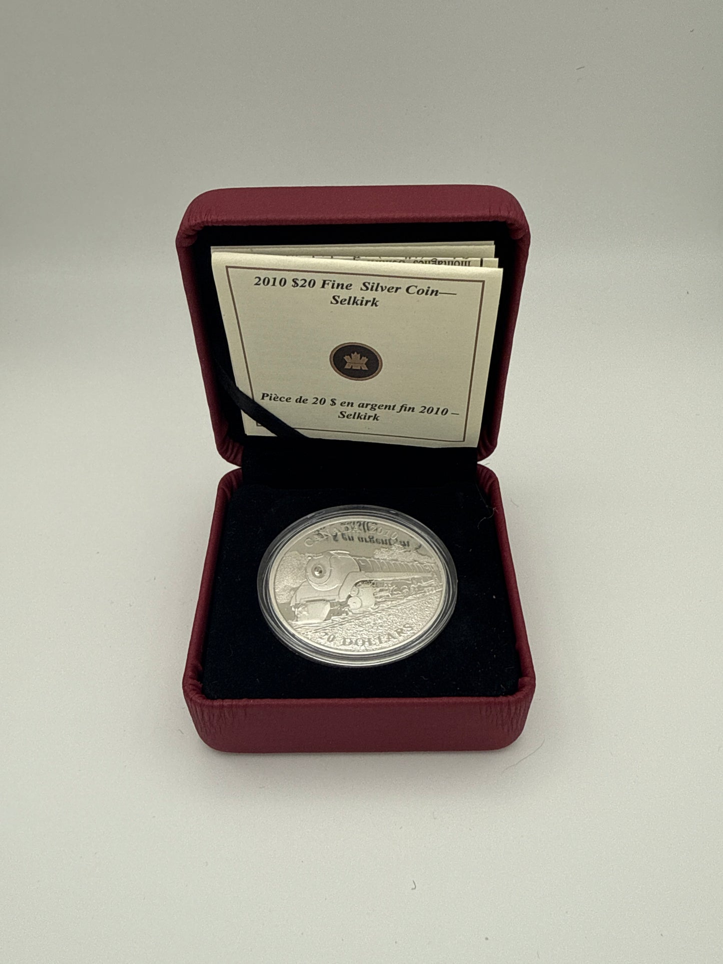 2010 $4 Fine Silver Coin - Great Canadian Locomotives - Selkirk Locomotive