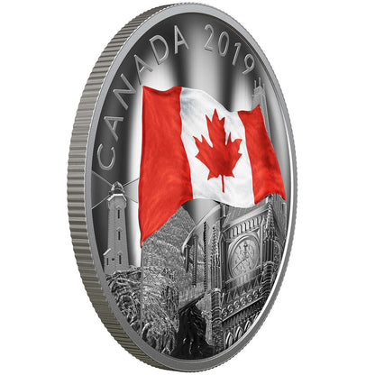 2019 $30 The Fabric of Canada - Pure Silver Coin