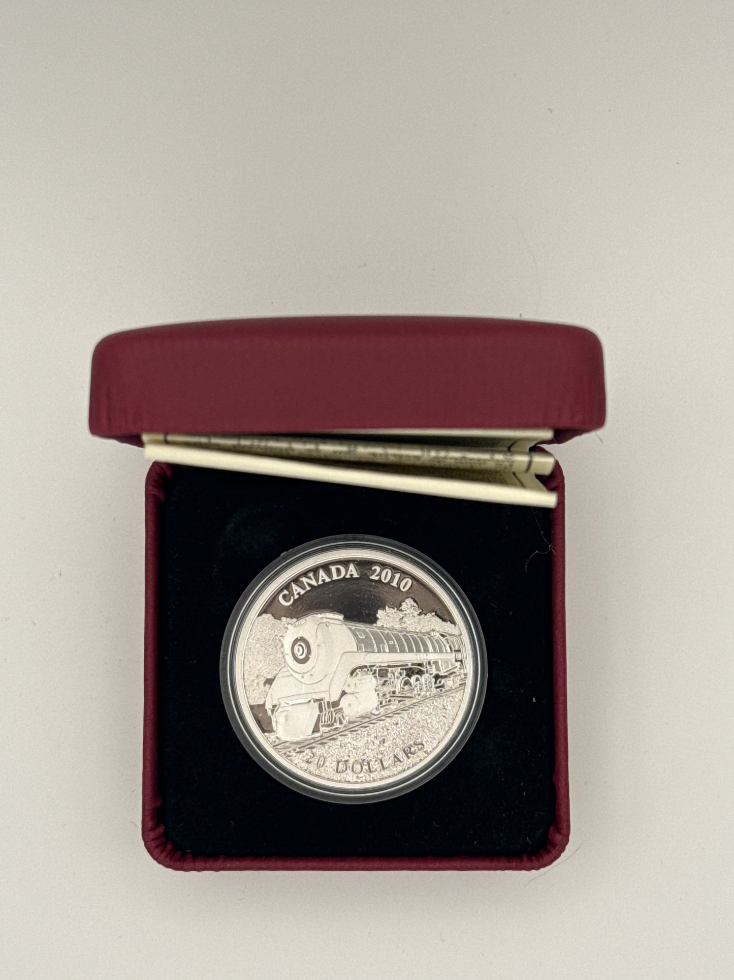 2010 $4 Fine Silver Coin - Great Canadian Locomotives - Selkirk Locomotive