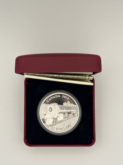 2010 $4 Fine Silver Coin - Great Canadian Locomotives - Selkirk Locomotive