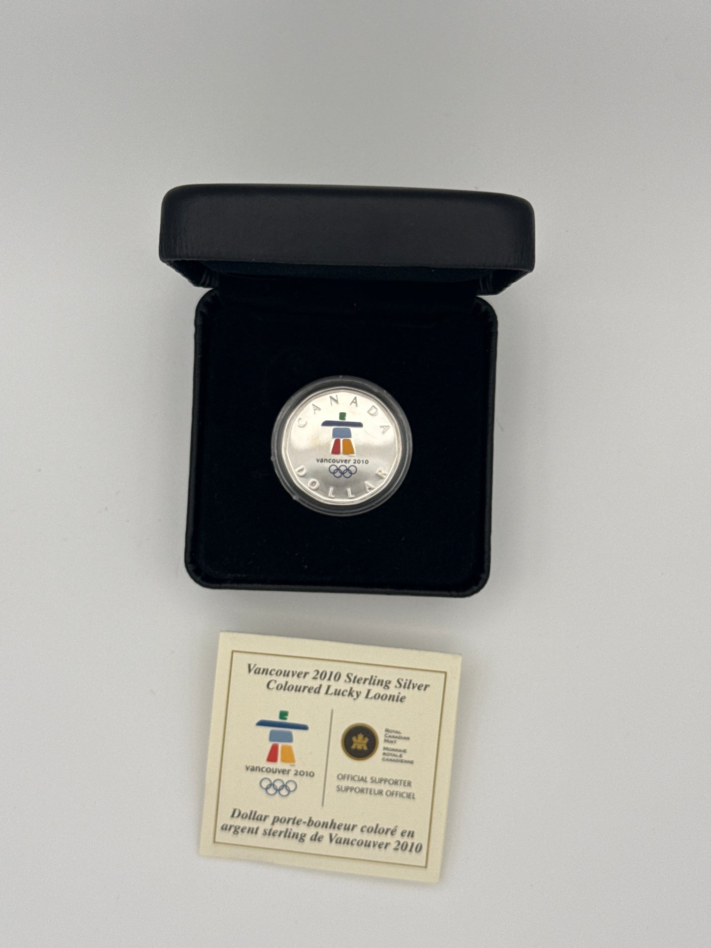 2010 Canada $1 Silver Dollar - XXI Olympic winter Games, Vancouver 2010 - Lucky Loonie