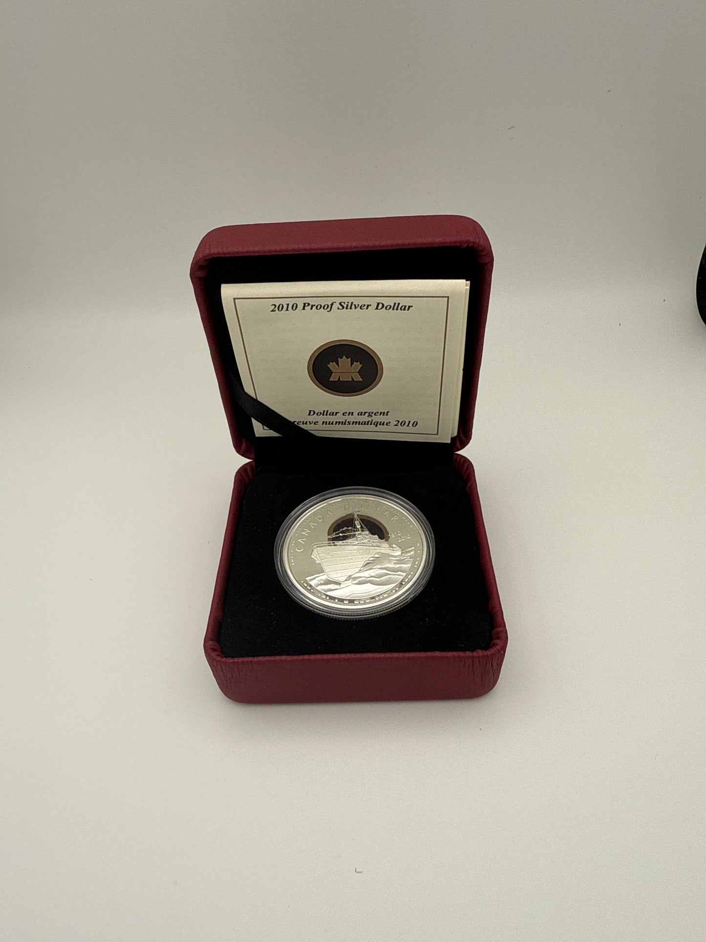 2010 Canada $1 Silver Dollar – 100th Anniversary of the Royal Canadian Navy (92.5% silver)