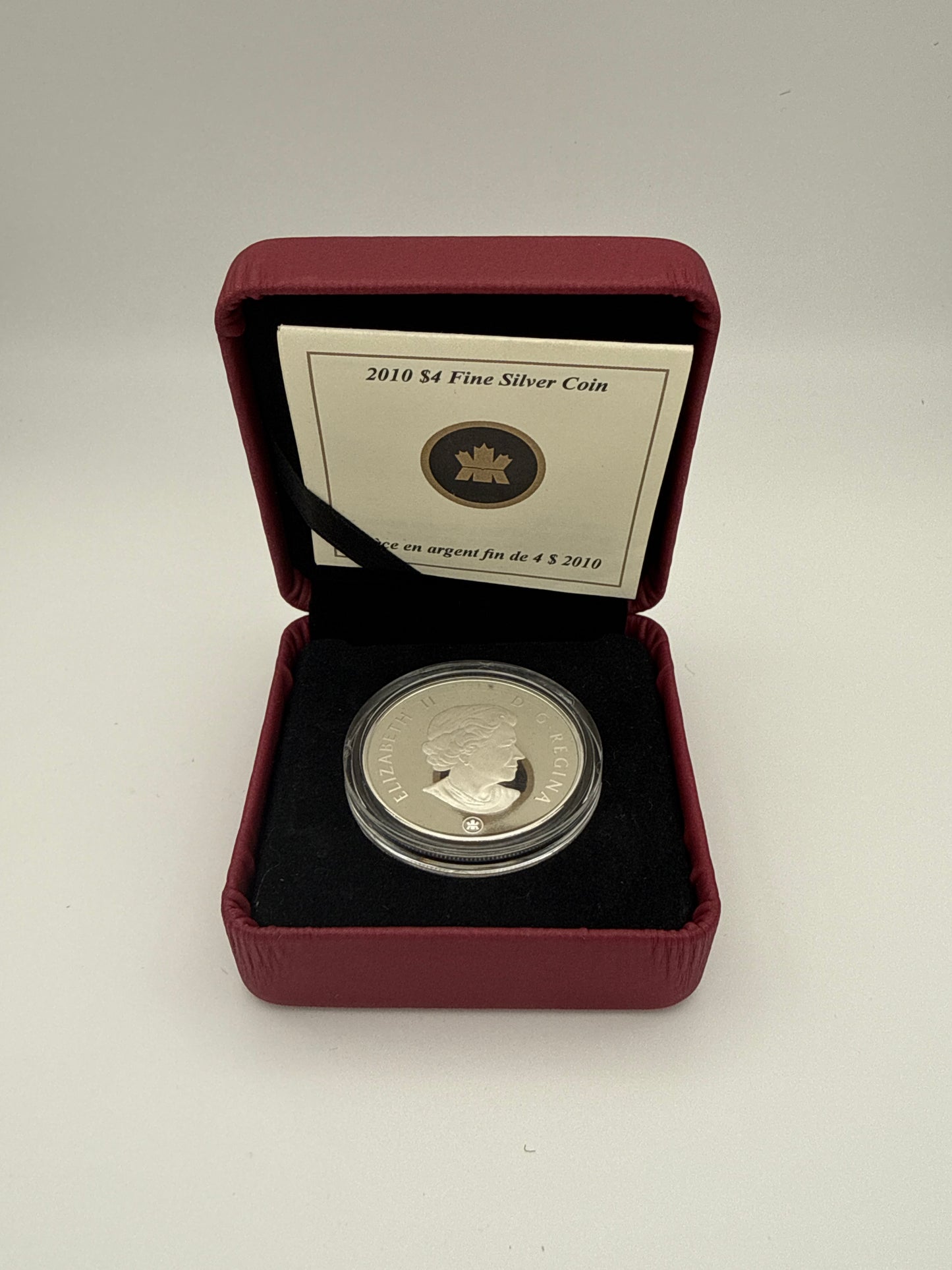 2010 $4 Fine Silver Coin Dinosaur - Dromaeosaurus