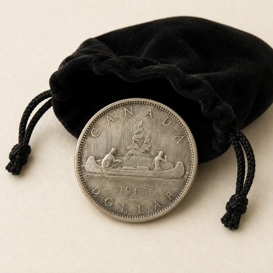 Canadian 80% Silver Voyageur Dollar – Common Date (1958–1967)